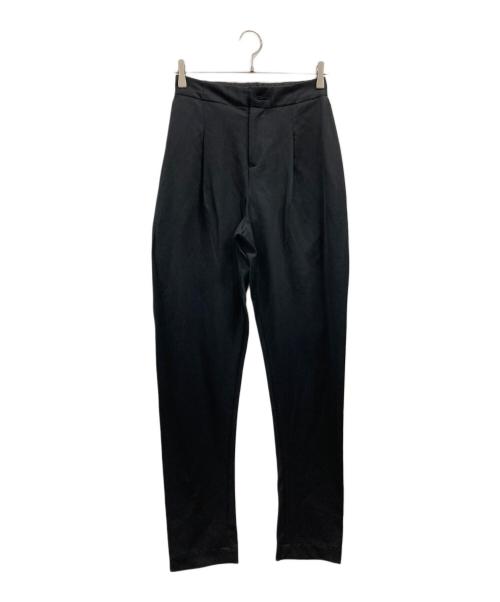 ISSEY MIYAKE（イッセイミヤケ）ISSEY MIYAKE (イッセイミヤケ) ストレッチパンツ ブラック サイズ:1の古着・服飾アイテム