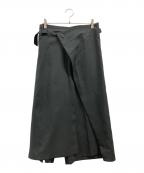 132 5. ISSEY MIYAKE132 5. イッセイ ミヤケ）の古着「ラップスカート」｜グリーン