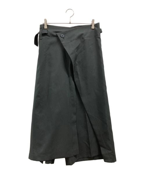 132 5. ISSEY MIYAKE（132 5. イッセイ ミヤケ）132 5. ISSEY MIYAKE (132 5. イッセイ ミヤケ) ラップスカート グリーン サイズ:3の古着・服飾アイテム