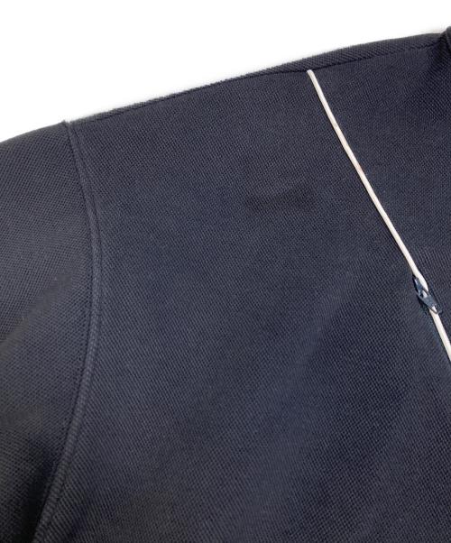 LACOSTE（ラコステ）LACOSTE (ラコステ) ダブルフェイス鹿の子ハーフジップジャケット ネイビー サイズ:US Mの古着・服飾アイテム