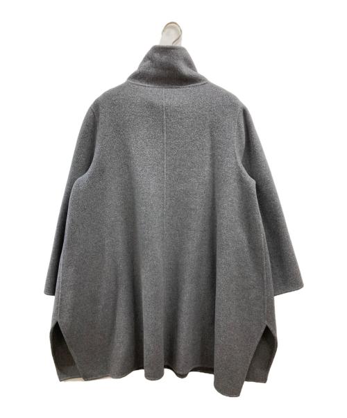 EMPORIO ARMANI（エンポリオ アルマーニ）EMPORIO ARMANI (エンポリオ アルマーニ) ニットスタンドカラージャケット グレー サイズ:38の古着・服飾アイテム
