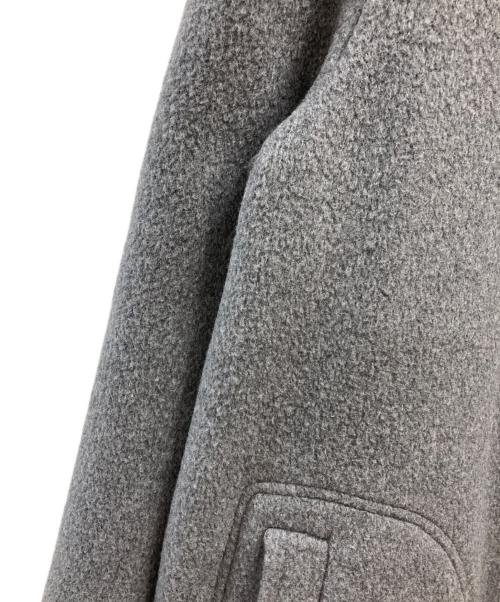 EMPORIO ARMANI（エンポリオ アルマーニ）EMPORIO ARMANI (エンポリオ アルマーニ) ニットスタンドカラージャケット グレー サイズ:38の古着・服飾アイテム