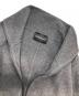 中古・古着 EMPORIO ARMANI (エンポリオ アルマーニ) ニットスタンドカラージャケット グレー サイズ:38：15000円