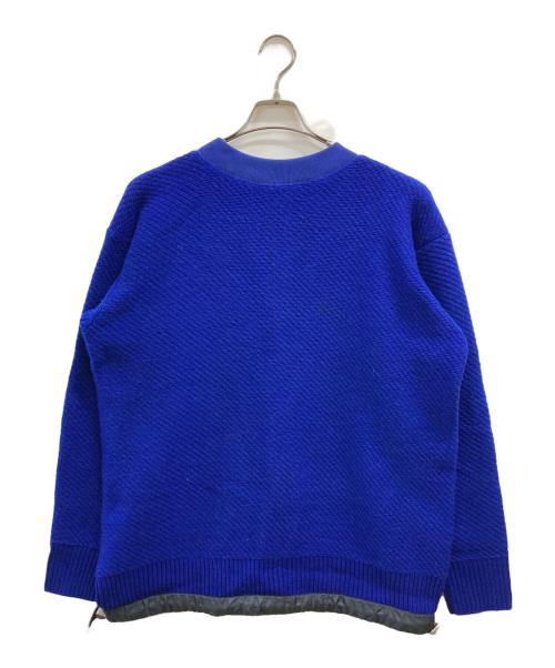 sacai（サカイ）sacai (サカイ) ウーウニットプルオーバー ブルー サイズ:2の古着・服飾アイテム