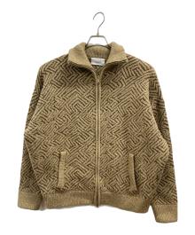 soerte（ソエルテ）の古着「Oversize jacquard drivers knit」｜ベージュ