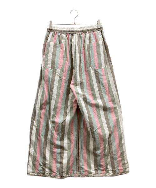 BUNON（ブノン）bunon (ブノン) コットンイージーパンツ ピンク サイズ:Lの古着・服飾アイテム