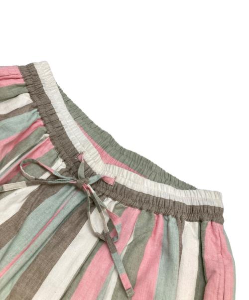 BUNON（ブノン）bunon (ブノン) コットンイージーパンツ ピンク サイズ:Lの古着・服飾アイテム