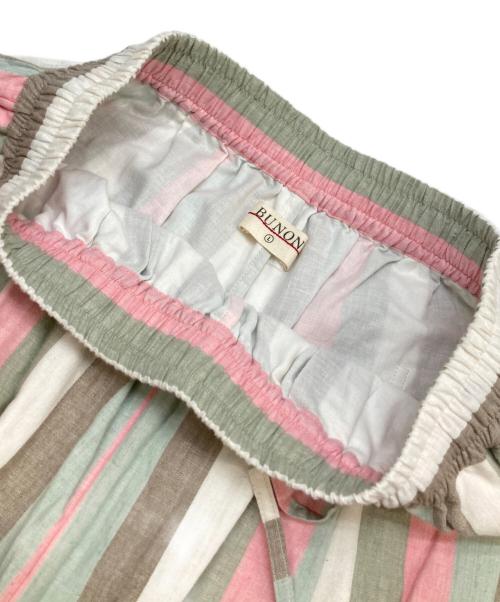 BUNON（ブノン）bunon (ブノン) コットンイージーパンツ ピンク サイズ:Lの古着・服飾アイテム