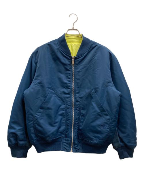 DIESEL（ディーゼル）DIESEL (ディーゼル) J-MATT/リバーシブルジャケット ネイビー×イエロー サイズ:44の古着・服飾アイテム