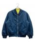 DIESEL（ディーゼル）の古着「J-MATT/リバーシブルジャケット」｜ネイビー×イエロー