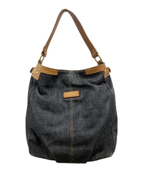 BURBERRY BLUE LABEL（バーバリー ブルー レーベル）BURBERRY BLUE LABEL (バーバリー ブルー レーベル) デニムワンショルダーバッグ インディゴの古着・服飾アイテム