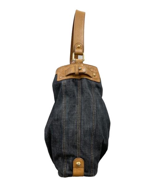 BURBERRY BLUE LABEL（バーバリー ブルー レーベル）BURBERRY BLUE LABEL (バーバリー ブルー レーベル) デニムワンショルダーバッグ インディゴの古着・服飾アイテム