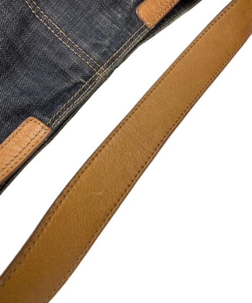 BURBERRY BLUE LABEL（バーバリー ブルー レーベル）BURBERRY BLUE LABEL (バーバリー ブルー レーベル) デニムワンショルダーバッグ インディゴの古着・服飾アイテム