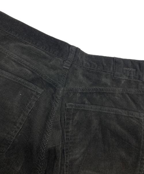 everyone（エブリワン）everyone (エブリワン) wide straight corduroy trousers ブラック サイズ:Lの古着・服飾アイテム