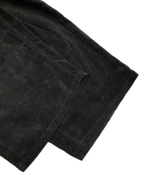 everyone（エブリワン）everyone (エブリワン) wide straight corduroy trousers ブラック サイズ:Lの古着・服飾アイテム