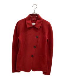 MaxMara（マックスマーラ）の古着「カシミアブレンドショートコート」｜レッド
