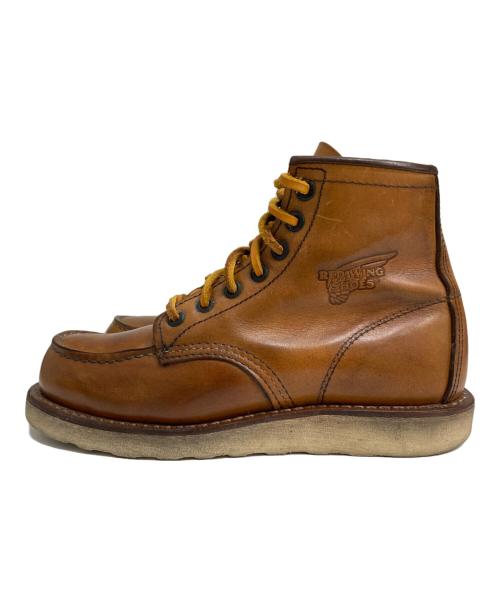 RED WING（レッドウィング）RED WING (レッドウィング) アイリッシュセッター クラシック・モックトゥ ブラウン サイズ:22の古着・服飾アイテム