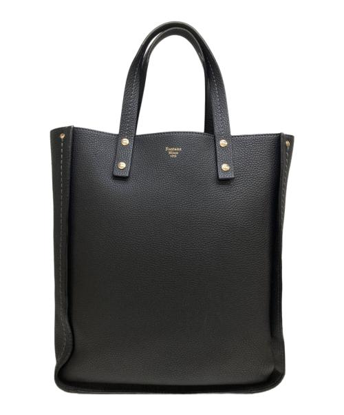 FONTANA MILANO（フォンタナミラノ）FONTANA MILANO (フォンタナミラノ) TUMTUMレザートートバッグ ブラックの古着・服飾アイテム
