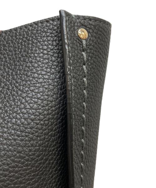 FONTANA MILANO（フォンタナミラノ）FONTANA MILANO (フォンタナミラノ) TUMTUMレザートートバッグ ブラックの古着・服飾アイテム