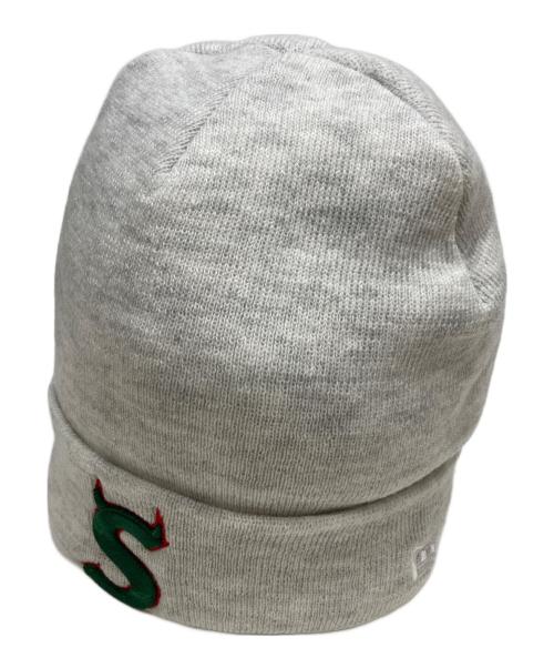 SUPREME（シュプリーム）SUPREME (シュプリーム) New Era (ニューエラ) DEVIL S LOGO BEANIE グレーの古着・服飾アイテム