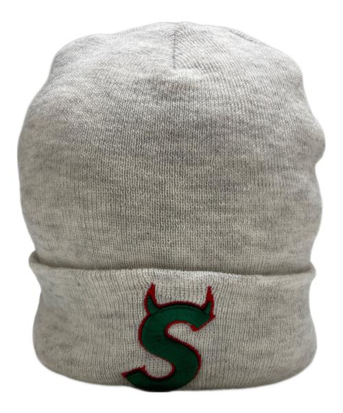 SUPREME（シュプリーム）SUPREME (シュプリーム) New Era (ニューエラ) DEVIL S LOGO BEANIE グレーの古着・服飾アイテム