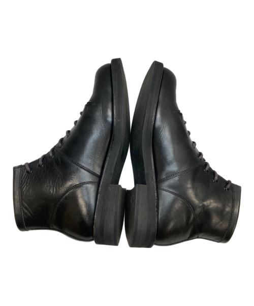 Y's for men（ワイズフォーメン）Y's for men (ワイズフォーメン) レースアップショートブーツ ブラック サイズ:4の古着・服飾アイテム