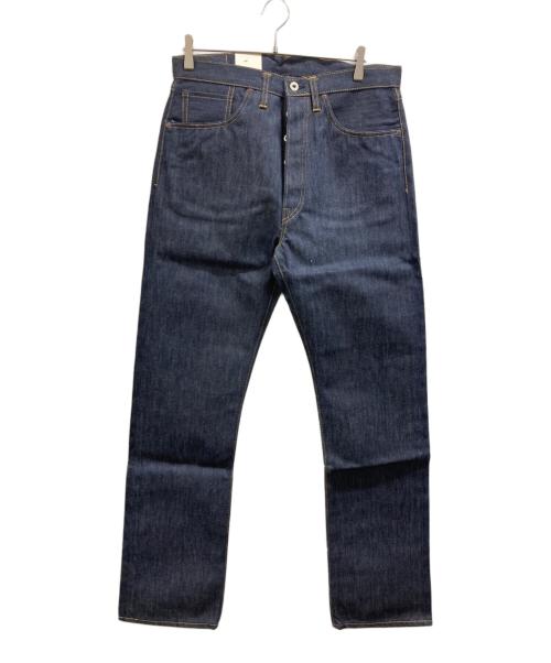 LEVI'S（リーバイス）LEVI'S (リーバイス) S501XX デニムパンツ　99年 ボタン裏刻印 555 バレンシア工場 USA製 BIGE　デッドストック フラッシャー付き インディゴ サイズ:W34 未使用品の古着・服飾アイテム