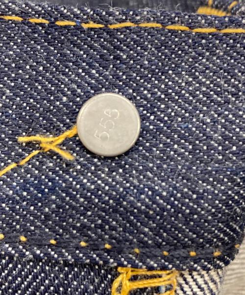 LEVI'S（リーバイス）LEVI'S (リーバイス) S501XX デニムパンツ　99年 ボタン裏刻印 555 バレンシア工場 USA製 BIGE　デッドストック フラッシャー付き インディゴ サイズ:W34 未使用品の古着・服飾アイテム