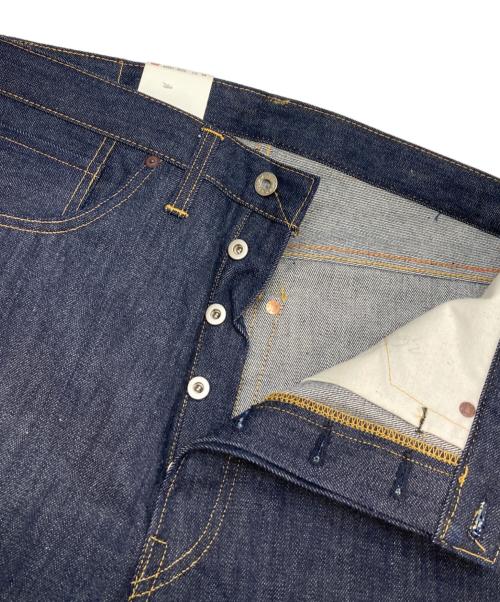 LEVI'S（リーバイス）LEVI'S (リーバイス) S501XX デニムパンツ　99年 ボタン裏刻印 555 バレンシア工場 USA製 BIGE　デッドストック フラッシャー付き インディゴ サイズ:W34 未使用品の古着・服飾アイテム
