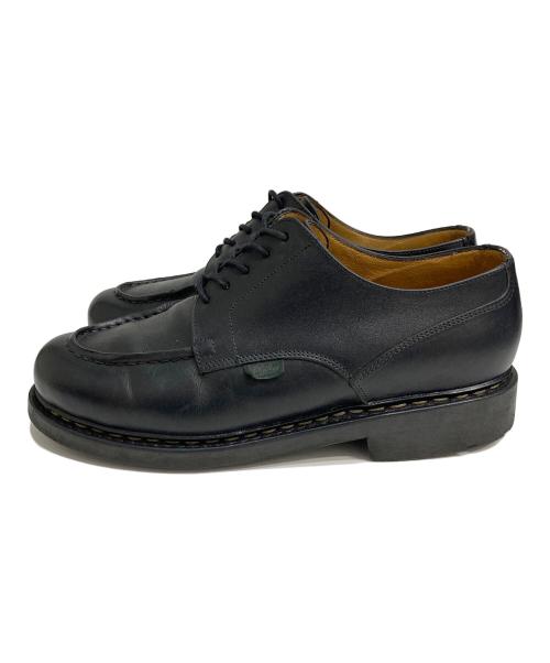 PARABOOT（パラブーツ）PARABOOT (パラブーツ) CHAMBORD/TEX  Uチップシューズ ブラック サイズ:7の古着・服飾アイテム