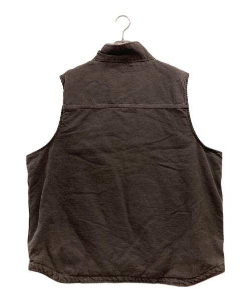 CarHartt（カーハート）CarHartt (カーハート) ダックベスト ブラウン サイズ:Lの古着・服飾アイテム