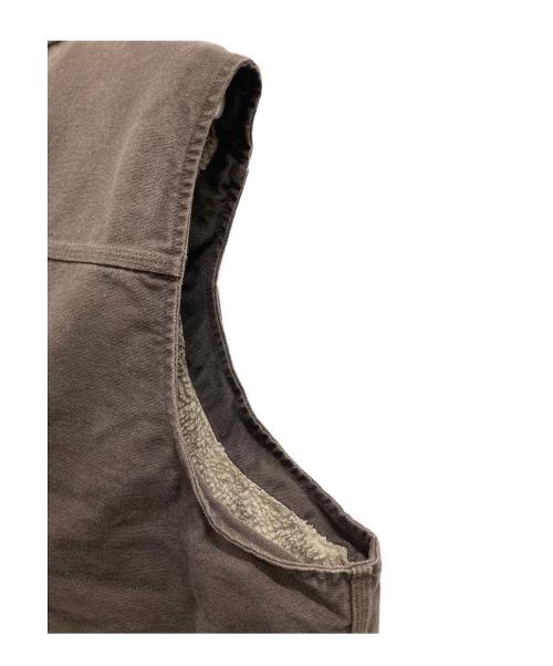 CarHartt（カーハート）CarHartt (カーハート) ダックベスト ブラウン サイズ:Lの古着・服飾アイテム