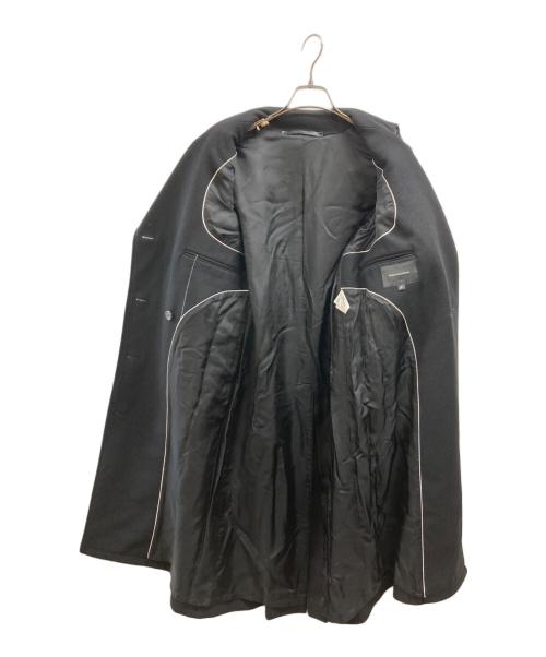 KRIS VAN ASSCHE（クリス ヴァン アッシュ）KRIS VAN ASSCHE (クリス ヴァン アッシュ) ウールカシミヤブレンドロングコート ブラック サイズ:38の古着・服飾アイテム