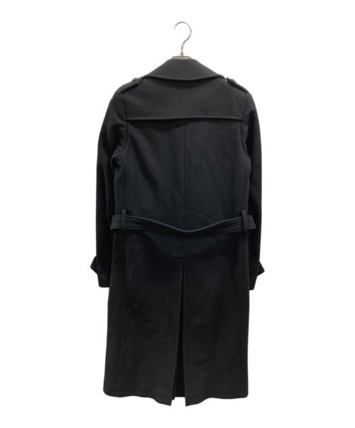 KRIS VAN ASSCHE（クリス ヴァン アッシュ）KRIS VAN ASSCHE (クリス ヴァン アッシュ) ウールカシミヤブレンドロングコート ブラック サイズ:38の古着・服飾アイテム