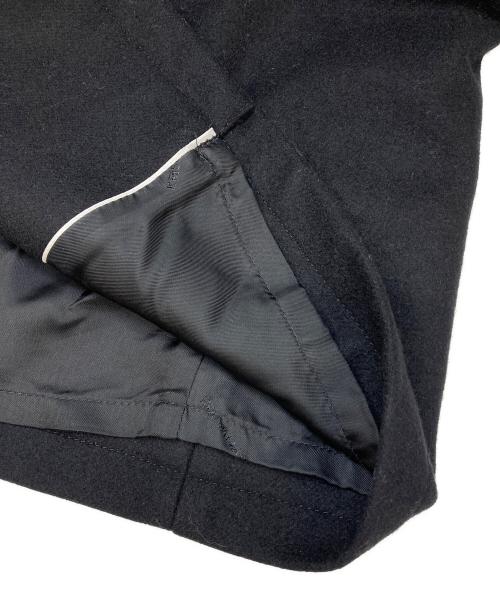 KRIS VAN ASSCHE（クリス ヴァン アッシュ）KRIS VAN ASSCHE (クリス ヴァン アッシュ) ウールカシミヤブレンドロングコート ブラック サイズ:38の古着・服飾アイテム