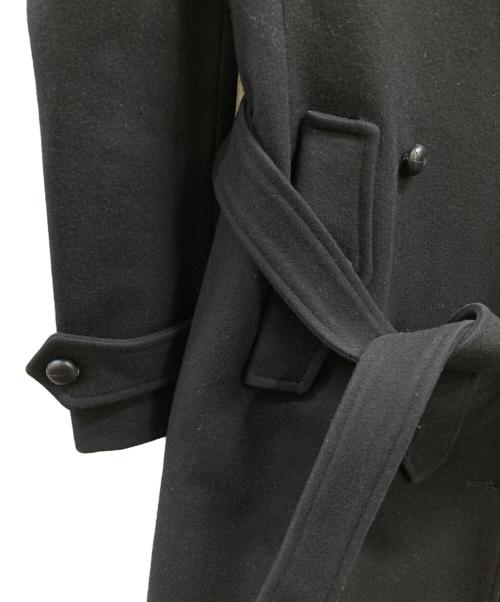 KRIS VAN ASSCHE（クリス ヴァン アッシュ）KRIS VAN ASSCHE (クリス ヴァン アッシュ) ウールカシミヤブレンドロングコート ブラック サイズ:38の古着・服飾アイテム