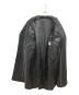 KRIS VAN ASSCHE (クリス ヴァン アッシュ) ウールカシミヤブレンドロングコート ブラック サイズ:38：12000円