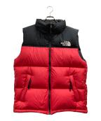 THE NORTH FACEザ ノース フェイス）の古着「ヌプシベスト」｜ブラック×レッド