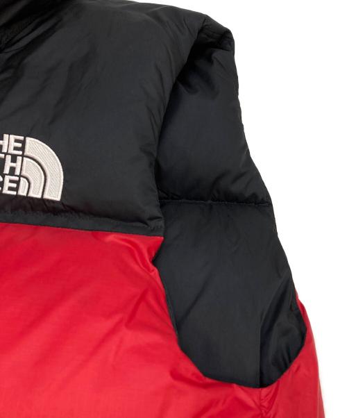 THE NORTH FACE（ザ ノース フェイス）THE NORTH FACE (ザ ノース フェイス) ヌプシベスト ブラック×レッド サイズ:Lの古着・服飾アイテム