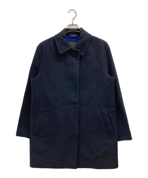 MACKINTOSH（マッキントッシュ）MACKINTOSH (マッキントッシュ) ウールカシミヤリバーコート ネイビー サイズ:38の古着・服飾アイテム