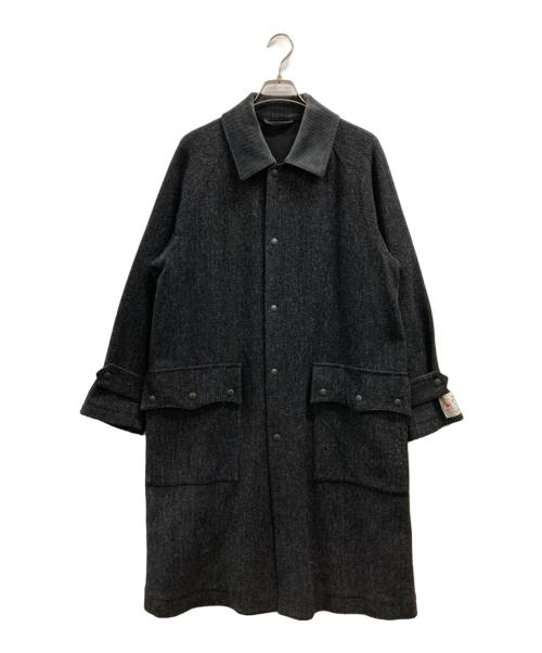 Traditional Weatherwear（トラディショナルウェザーウェア）Traditional Weatherwear (トラディショナルウェザーウェア) BARGATE HEAT TWEED COAT ブラック サイズ:34の古着・服飾アイテム