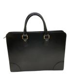 PAUL SMITHポールスミス）の古着「レザーブリーフケース」｜ブラック