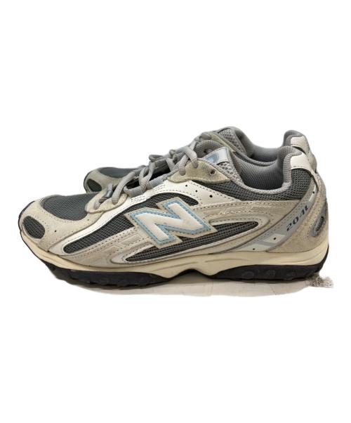 NEW BALANCE（ニューバランス）NEW BALANCE (ニューバランス) emmi (エミ) U204L6TN ホワイト×グレー サイズ:23.5の古着・服飾アイテム