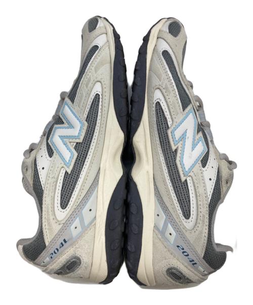 NEW BALANCE（ニューバランス）NEW BALANCE (ニューバランス) emmi (エミ) U204L6TN ホワイト×グレー サイズ:23.5の古着・服飾アイテム