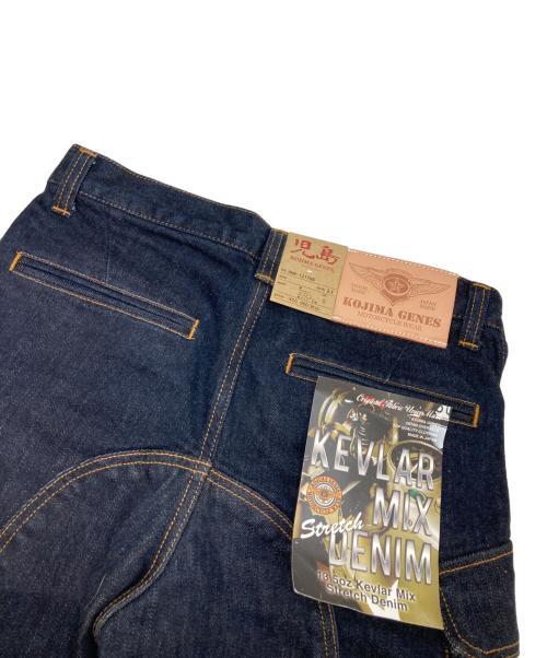 KOJIMA GENES（コジマジーンズ）KOJIMA GENES (コジマジーンズ) 13oz.ケブラーストレッチ ダブルニー デニムカーゴパンツ インディゴ サイズ:31 未使用品の古着・服飾アイテム