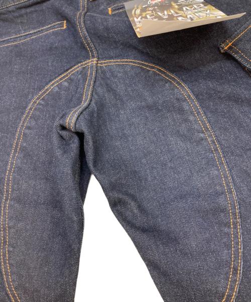 KOJIMA GENES（コジマジーンズ）KOJIMA GENES (コジマジーンズ) 13oz.ケブラーストレッチ ダブルニー デニムカーゴパンツ インディゴ サイズ:31 未使用品の古着・服飾アイテム