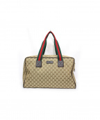 GUCCIグッチ）の古着「ボストンバッグ」｜ブラウン