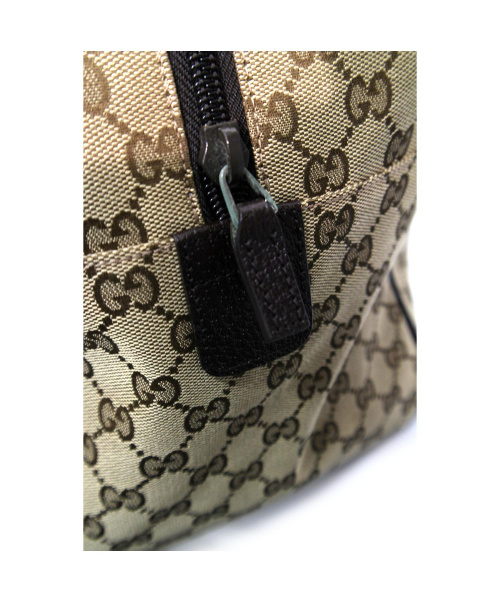 GUCCI（グッチ）GUCCI (グッチ) ボストンバッグ ブラウン GG 153240 204046の古着・服飾アイテム