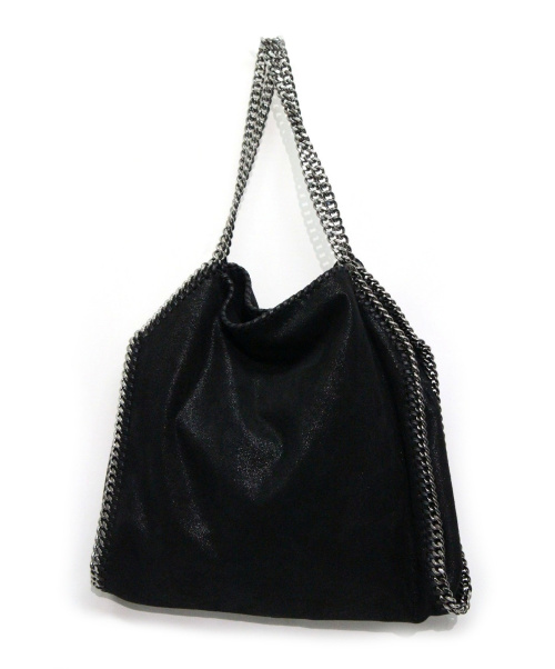 STELLA McCARTNEY（ステラマッカートニー）Stella McCartney (ステラマッカートニー) ファラベラフェイクレザーショルダーバッグ ブラック タイニーファラベラ 495151の古着・服飾アイテム
