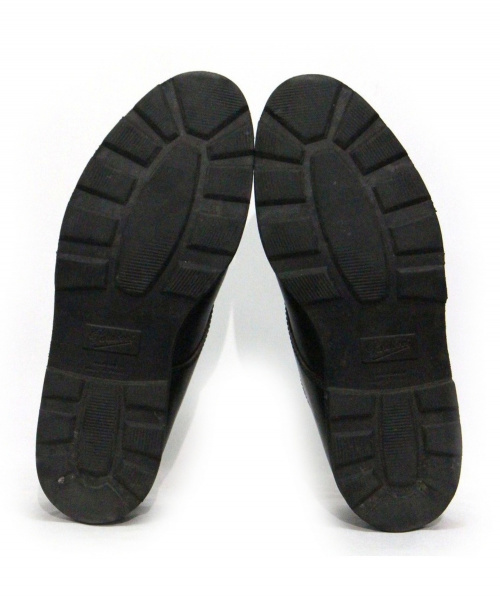 PARABOOT（パラブーツ）PARABOOT (パラブーツ) ダブルモンクストラップシューズ ブラック サイズ:7 1/2の古着・服飾アイテム